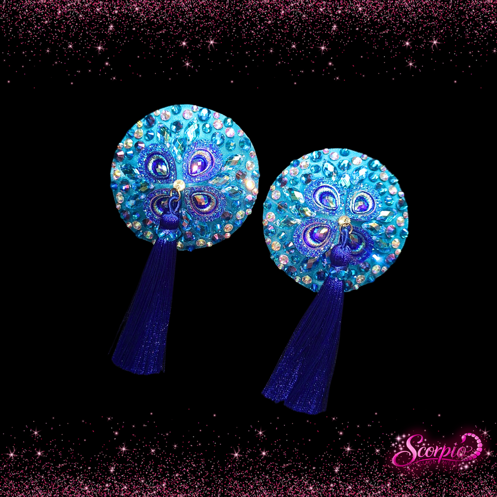 The Tease Pasties - Peacock Spell (Large)