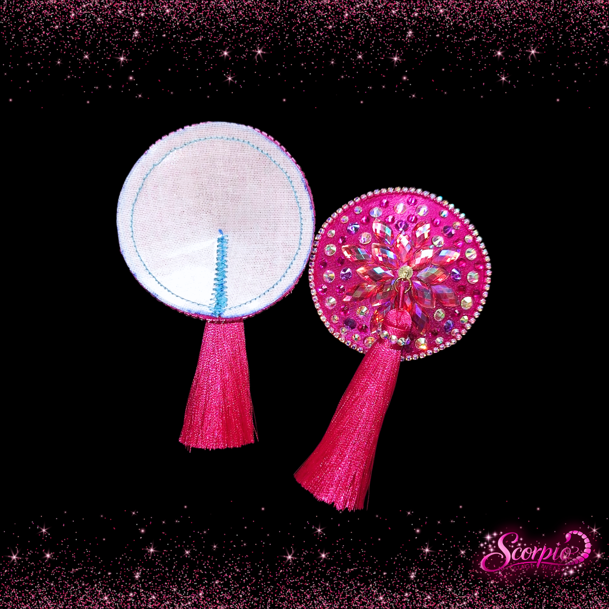 The Tease Pasties - Electric Kiss (Large)