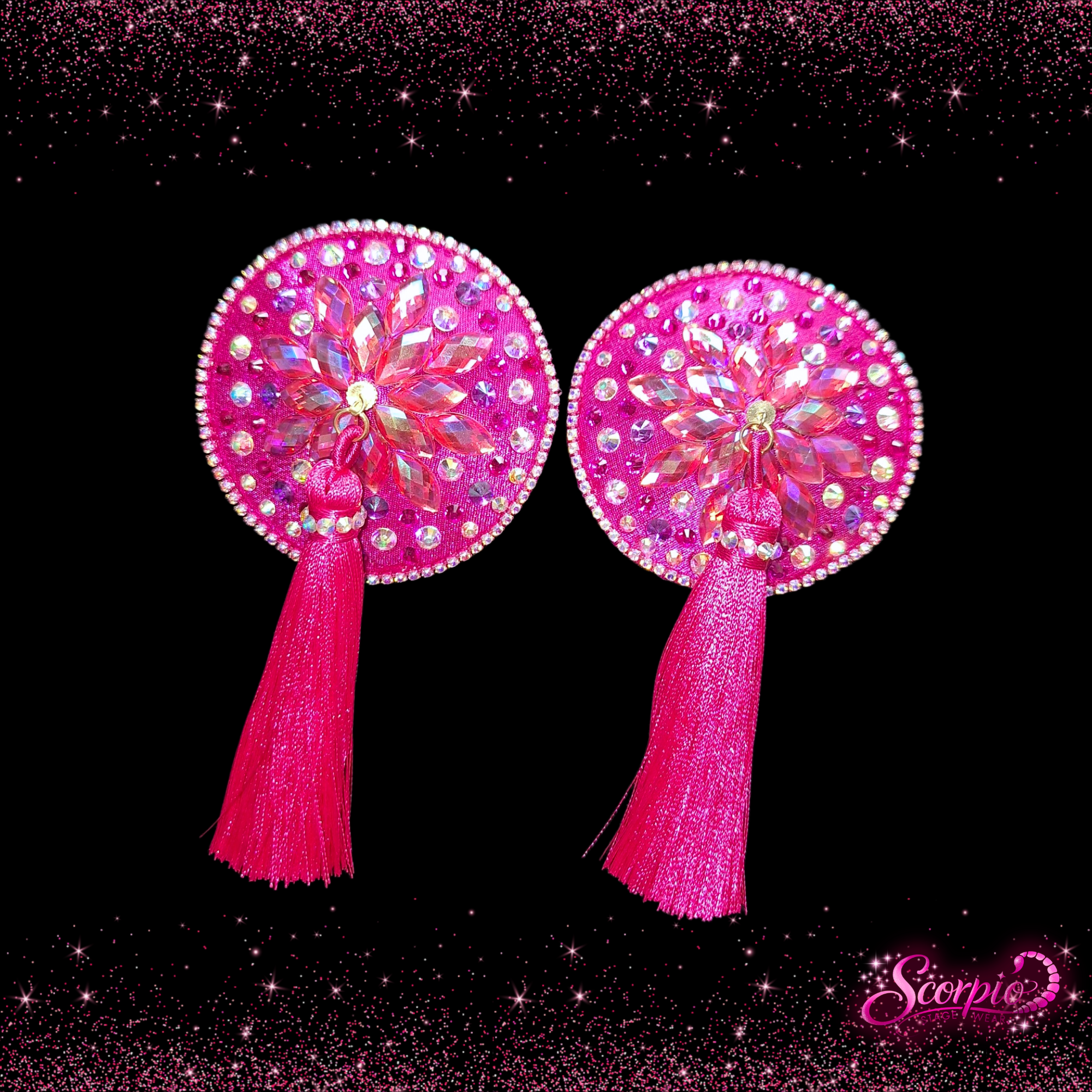 The Tease Pasties - Electric Kiss (Large)