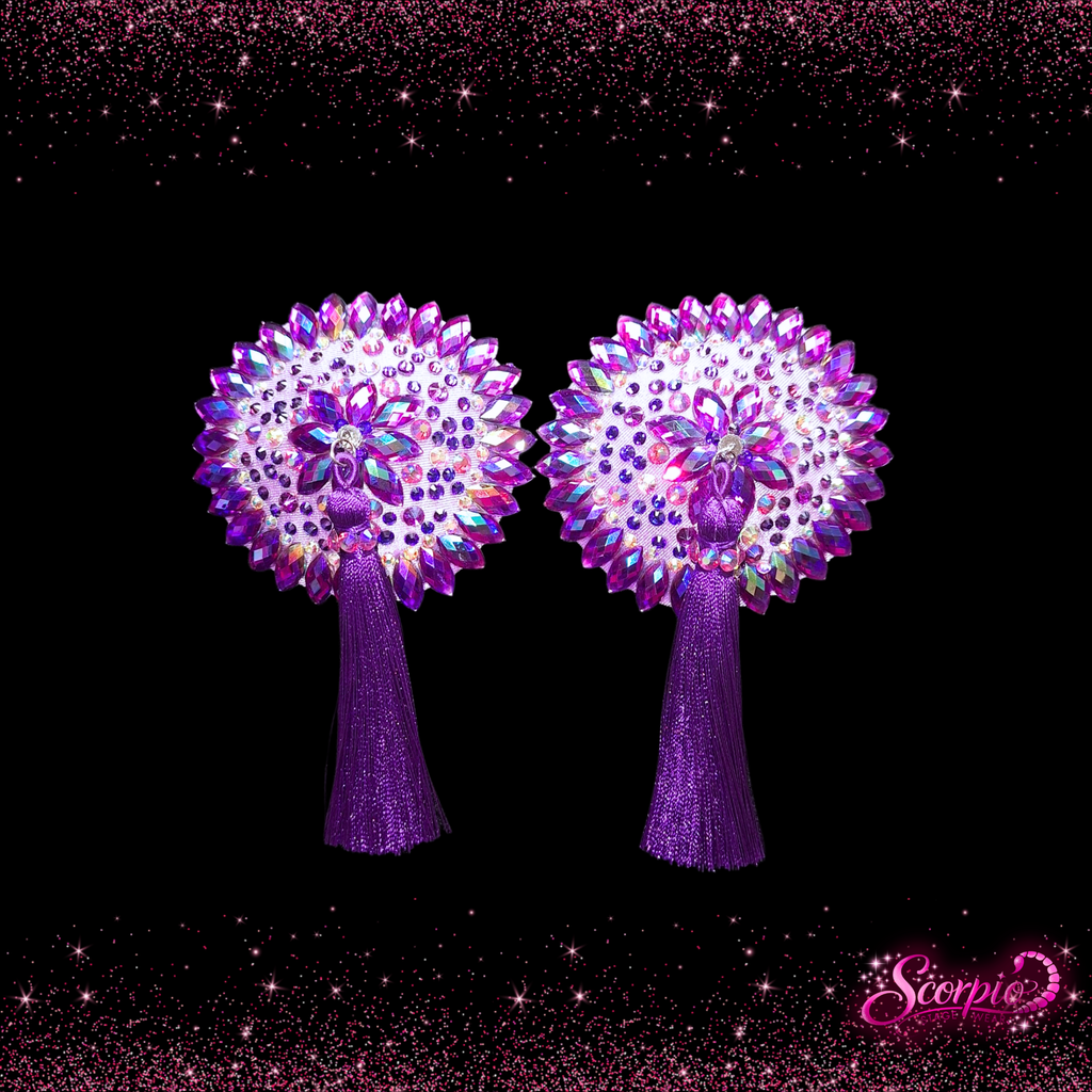 The Tease Pasties - Ultraviolet Dream (Large)